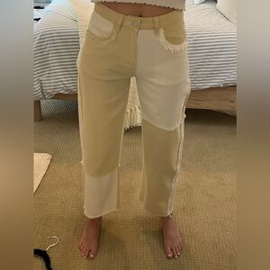 Princess Polly color block jeans